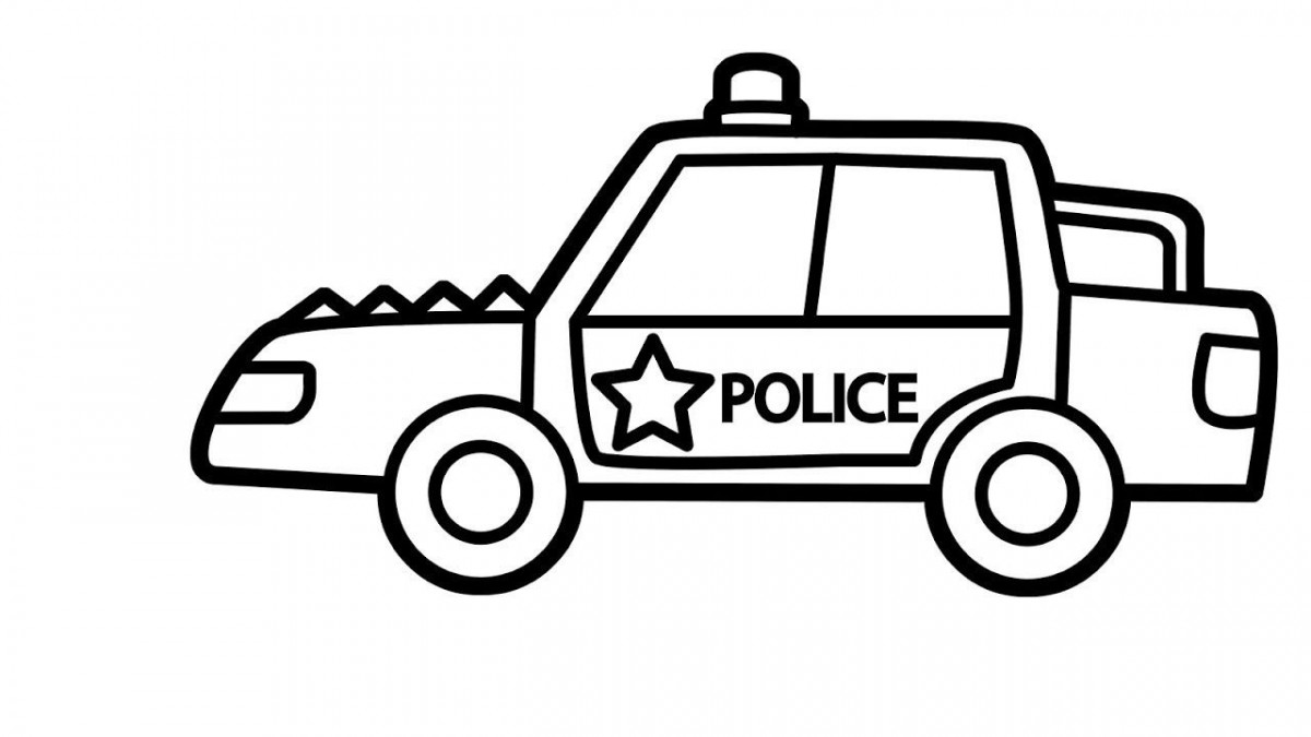 Vẽ xe cảnh sátHow to draw Police car  YouTube