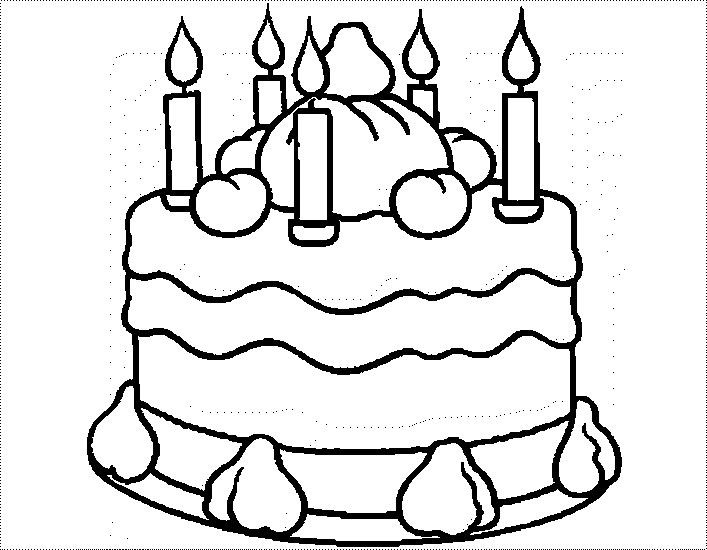 Tổng hợp 99 Tranh tô màu bánh sinh nhật cho bé ĐẸP NHẤT