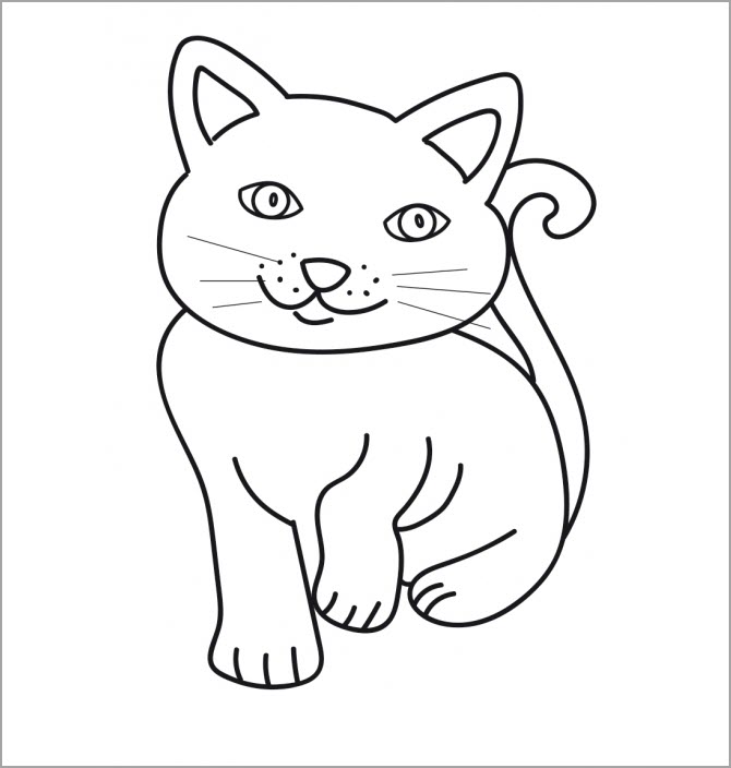 Tốp 101 Tranh Tô Màu Con Mèo Đẹp Nhất - Dyb