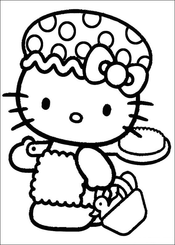 Tô màu Hello Kitty đẹp (2)