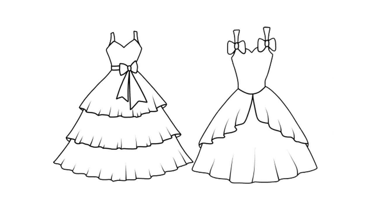 Thử ngay Vẽ váy đơn giản cho bé với hướng dẫn chi tiết