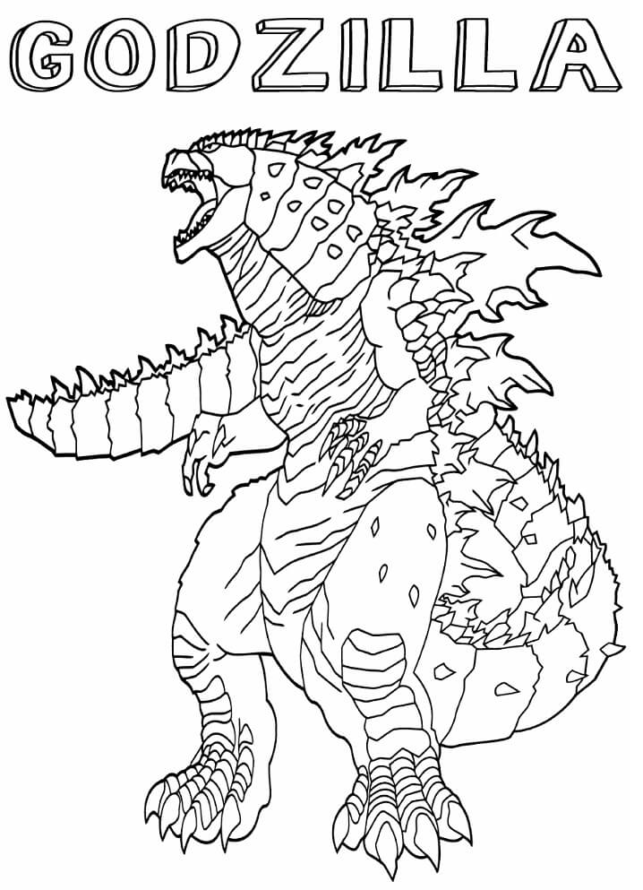 tong hop tranh to mau godzilla dep nhat danh cho be 15 - Tổng hợp tranh tô màu Godzilla đẹp nhất dành cho bé