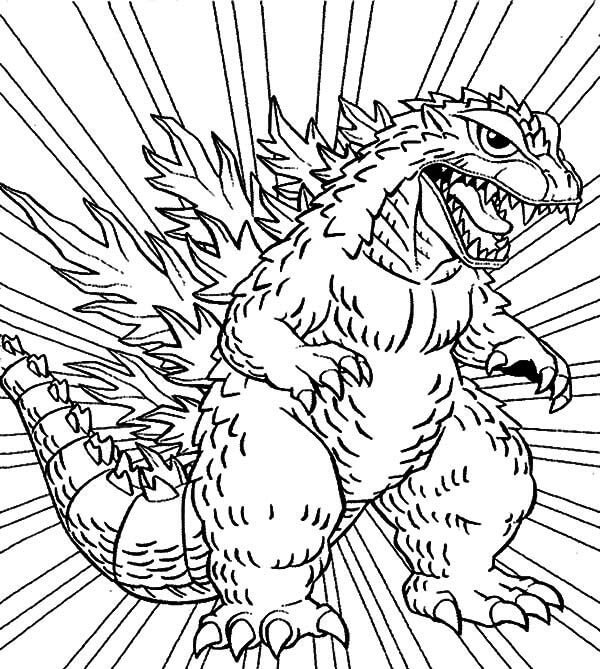 tong hop tranh to mau godzilla dep nhat danh cho be 6 - Tổng hợp tranh tô màu Godzilla đẹp nhất dành cho bé