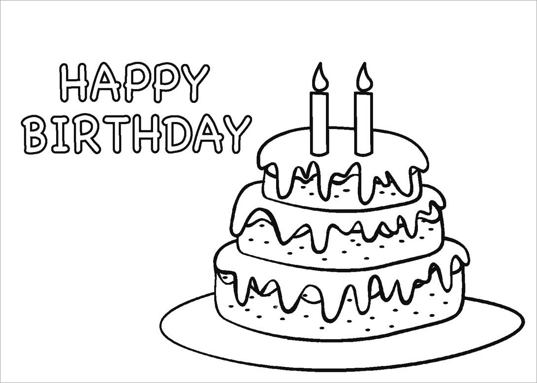 Mách bạn với hơn 18 cách vẽ bánh kem sinh nhật tuyệt vời nhất  NEC