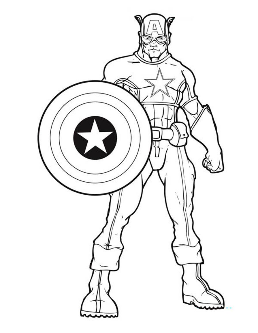 Chia Sẻ Với Hơn 51 Về Tô Màu Captain America - Du Học Akina