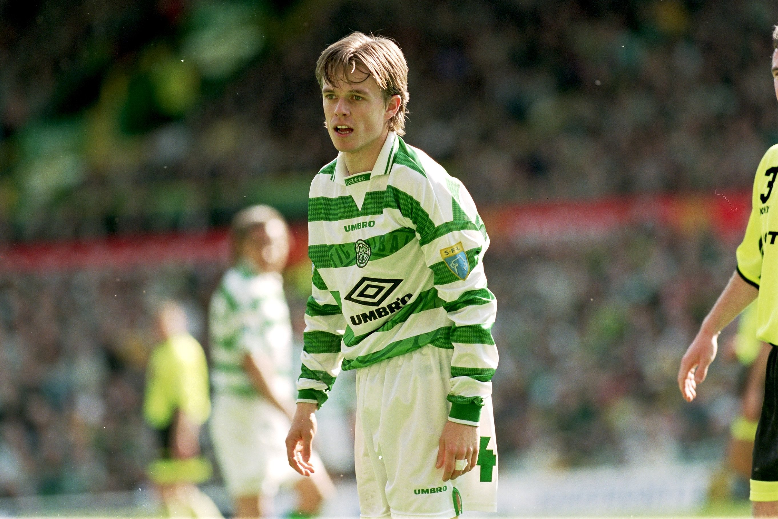 Celtic striker shares incredible rarely seen photo throwback meeting a future Parkhead goal star - and a mystery man | The Scottish Sun